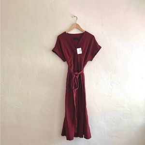 The Carolina Dress by Hatch in Burnt Sienna